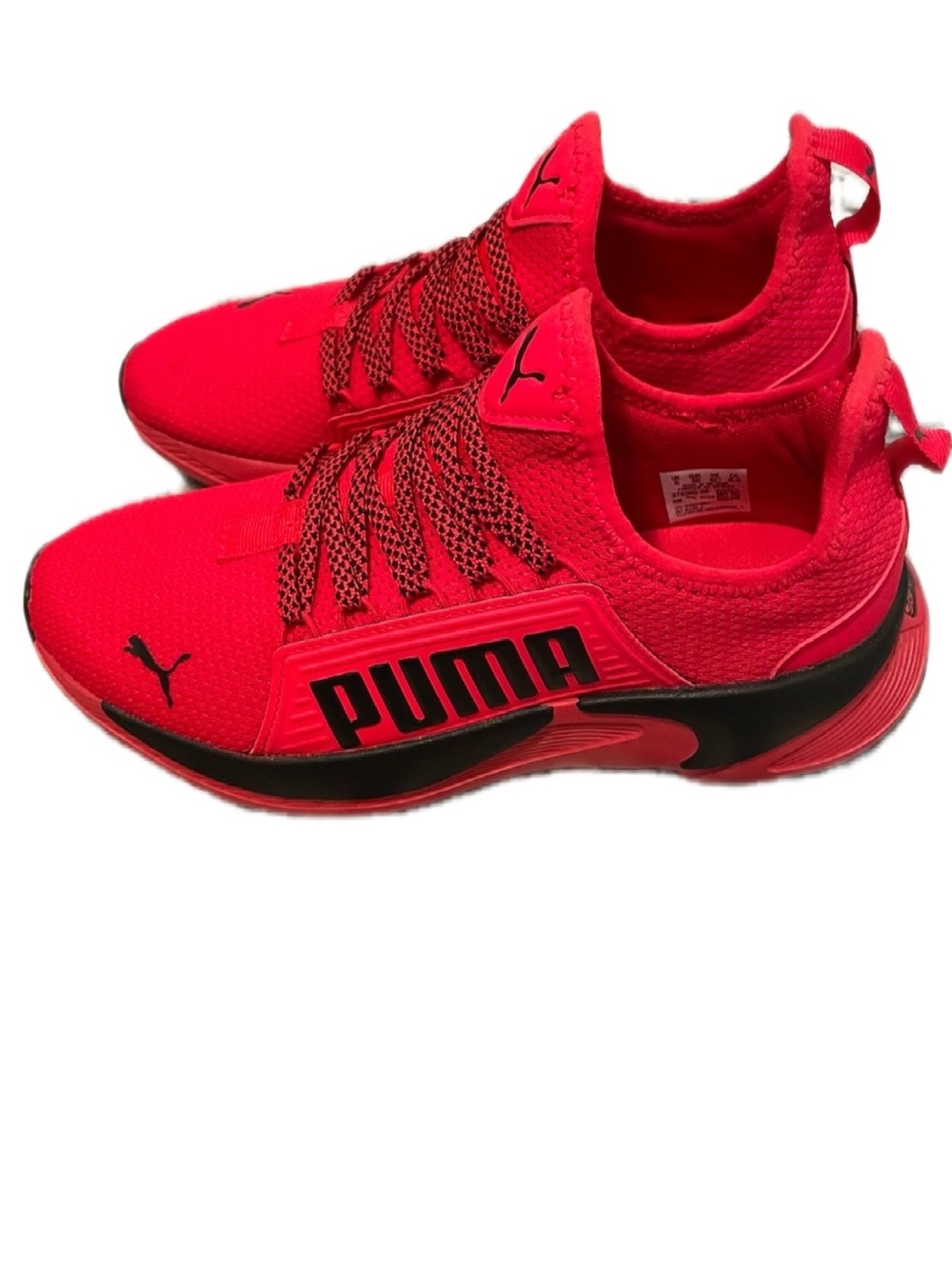 EUC Puma SoftRide Premier Slip-On Sneakers Youth Sz 6 Bright Red